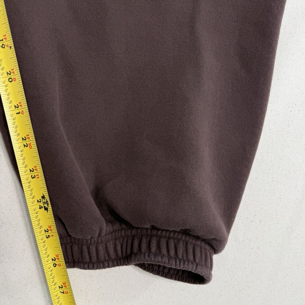 TNA Sweatfleece Jogger Pants Womens Large Brown Mega Fit Aritzia Sweatpants - Picture 6 of 10